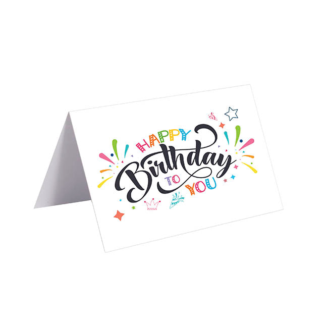 Gallery Gift Card & Envelope Happy Birthday Pk25 (10x6.5cmH)