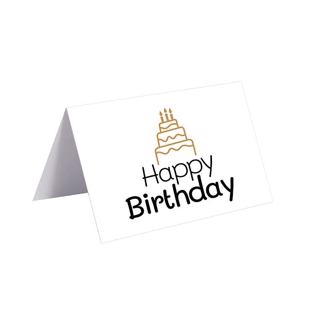Gallery Gift Card & Envelope Birthday Cake Pk25 (10x6.5cmH)