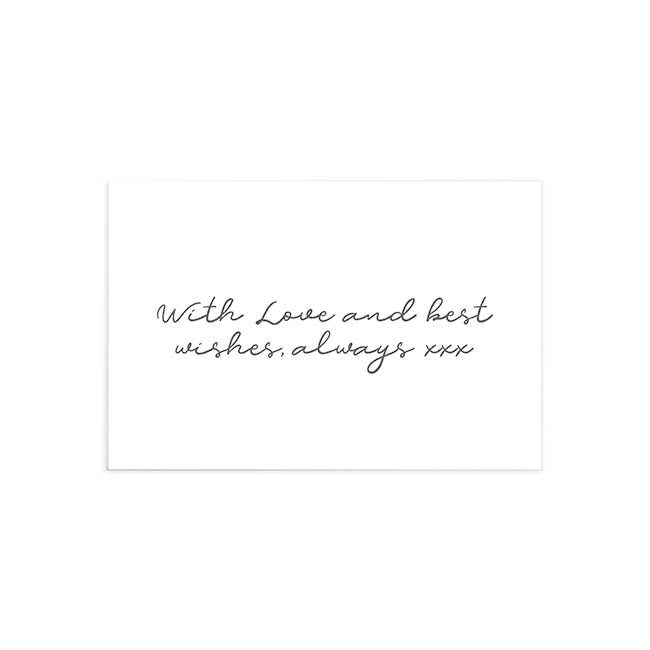 Red Foil Black Card & Envelope Valentinesday Pk25(10x6.5Hcm)