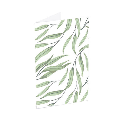 Classic Gift Card & Envelope Gum Leaves Pk25 (6.5x10cmH)