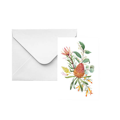 Classic Gift Card & Envelope Natives Pk25 (6.5x10cmH)