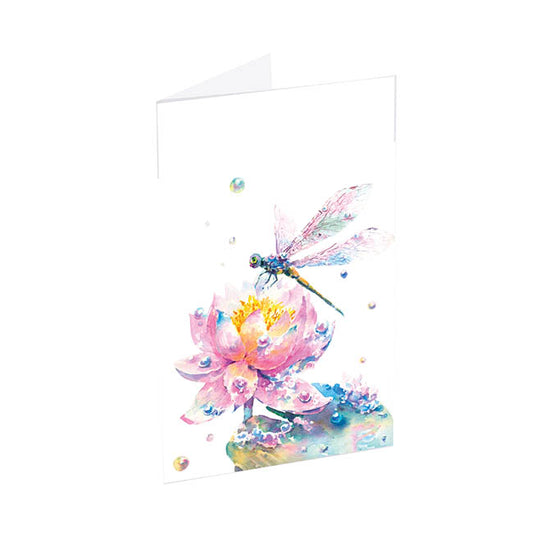 Classic Gift Card & Envelope Dragonfly Pk25 (6.5x10cmH)