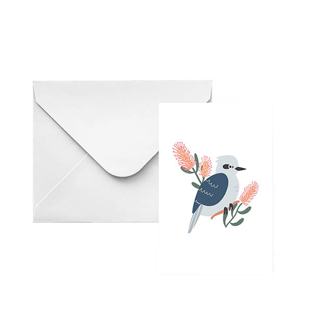 Classic Gift Card & Envelope Kookaburra Pk25 (6.5x10cmH)