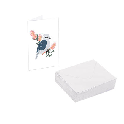 Classic Gift Card & Envelope Kookaburra Pk25 (6.5x10cmH)