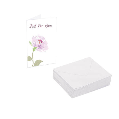 Classic Gift Card & Envelope Just For You Pk25(6.5x10cmH)
