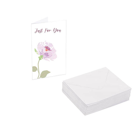 Classic Gift Card & Envelope Just For You Pk25(6.5x10cmH)