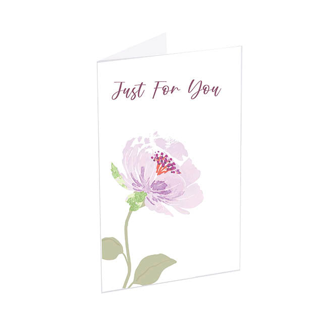 Classic Gift Card & Envelope Just For You Pk25(6.5x10cmH)