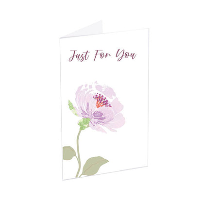Classic Gift Card & Envelope Just For You Pk25(6.5x10cmH)