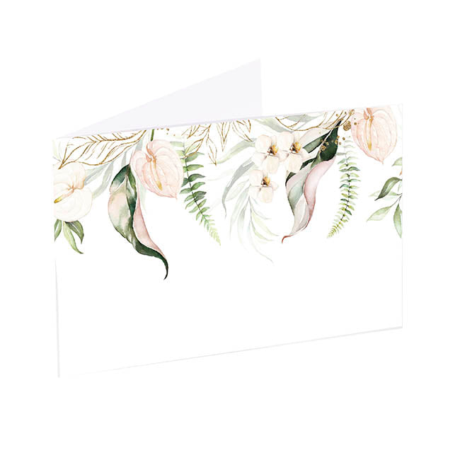 Artisan Gift Card & Envelope Leaf Drop Pk25 (10x6.5cmH)