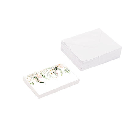 Artisan Gift Card & Envelope Leaf Drop Pk25 (10x6.5cmH)