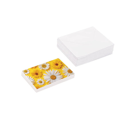 Artisan Gift Card & Envelope Daisy Daze Pk25 (10x6.5cmH)