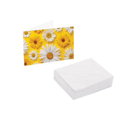 Artisan Gift Card & Envelope Daisy Daze Pk25 (10x6.5cmH)