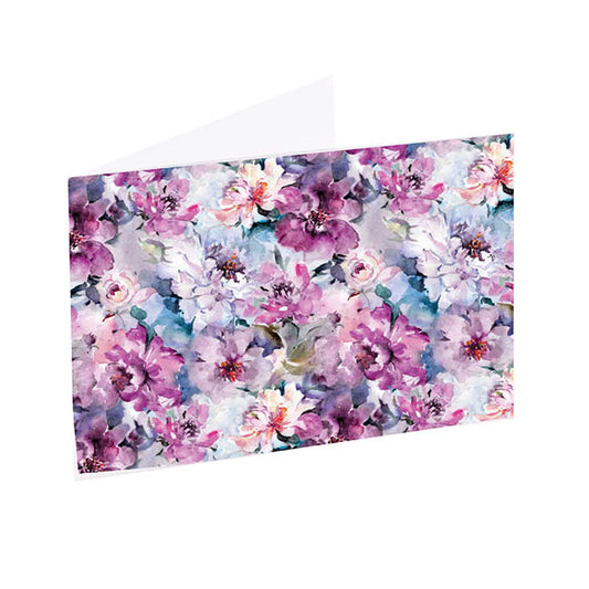 Artisan Gift Card & Envelope Flower Print Pk25 (10x6.5cmH)