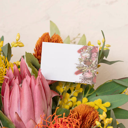 Artisan Gift Card & Envelope Native Edge Pk25 (10x6.5cmH)