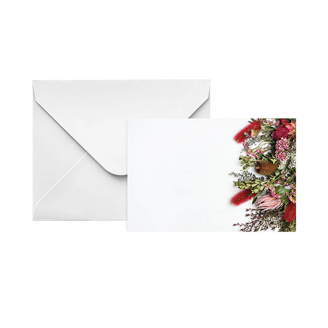 Artisan Gift Card & Envelope Native Edge Pk25 (10x6.5cmH)