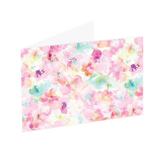 Artisan Gift Card & Envelope Flower Colour Pk25(10x6.5cmH)