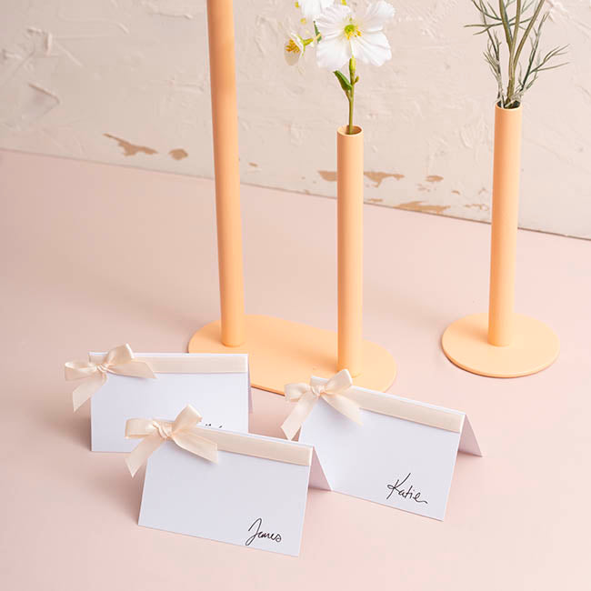 Artisan Folded Card & Envelope Blank White Pack 25(6.5x10cm)