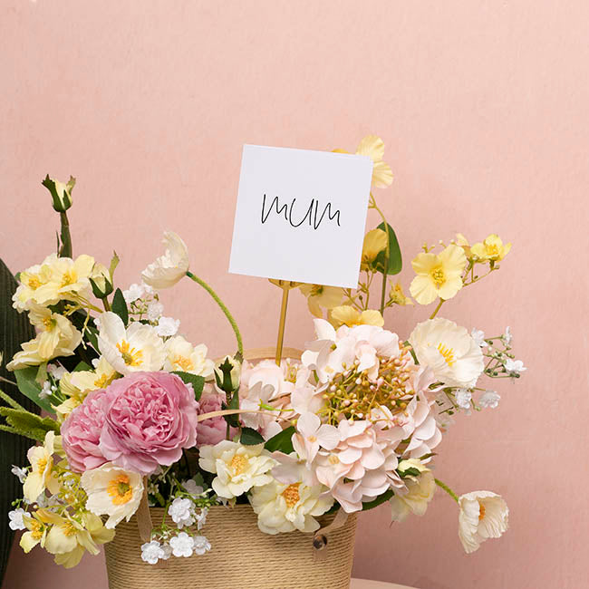 Square Folded Card & Envelope Blank White Pack 25 (10x10cmH)