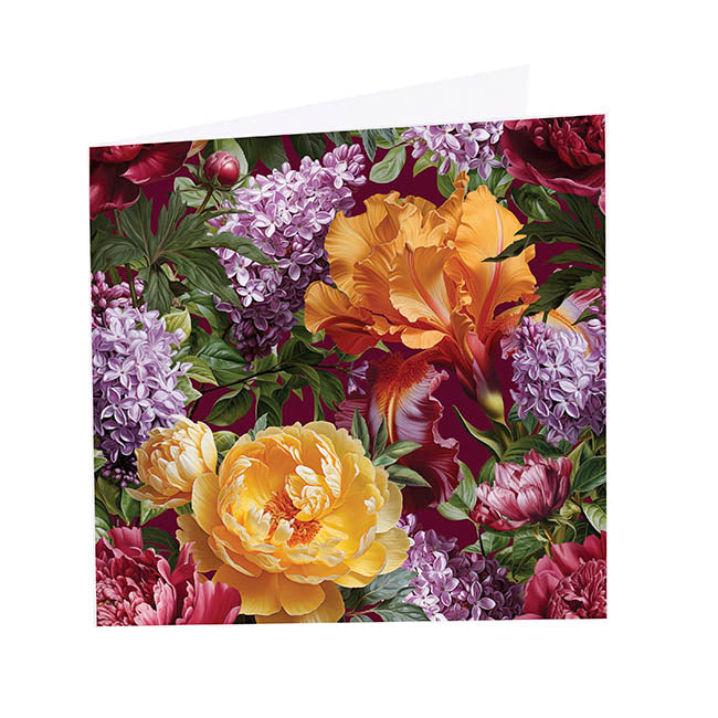 Nouvelle Gift Card & Envelope Lovely Peony Pk25(10x10cmH)