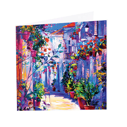 Nouvelle Gift Card & Envelope Street Bloom Pk25 (10x10cmH)