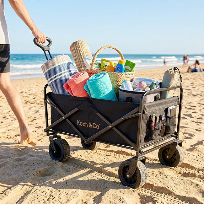 Koch & Co Premium All Terrain Cart Black (91x59x95cmH)