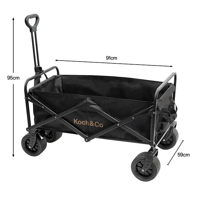 Koch & Co Premium All Terrain Cart Black (91x59x95cmH)