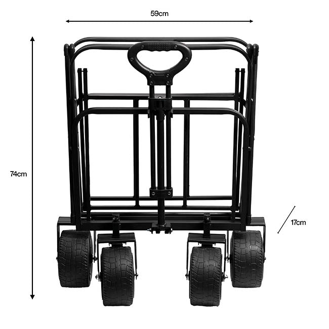Koch & Co Premium All Terrain Cart Black (91x59x95cmH)