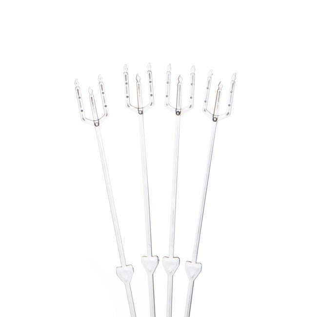 Card Forks 25cm (10") Clear Pack 200