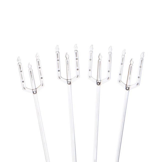Card Forks 25cm (10") Clear Pack 200