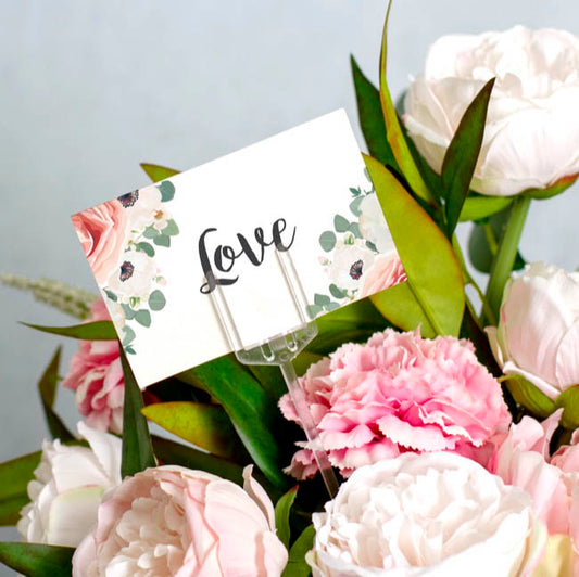 Card Forks Premium Four Prong 25cm (10") Clear Pack 100