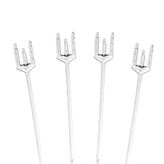 Card Forks Extra Long 44cm (18") Clear Pack 100