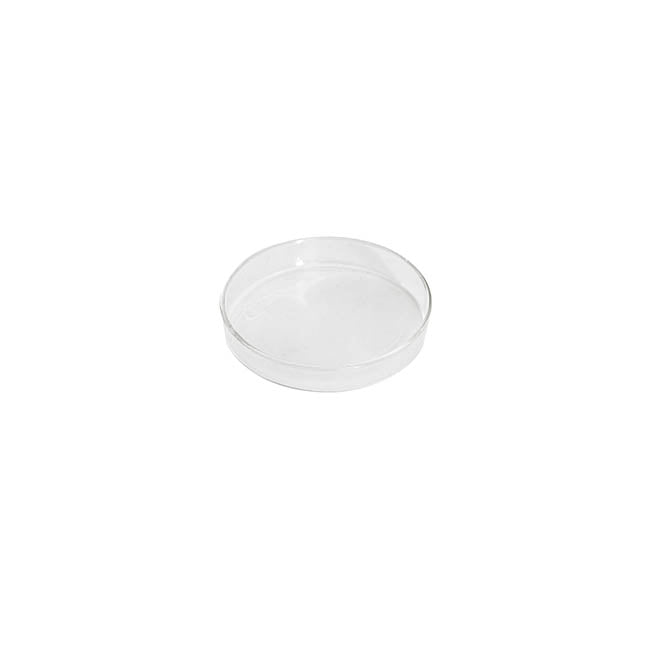 Round Glass Candle Plate Clear (7.5cmx1.5cmH)