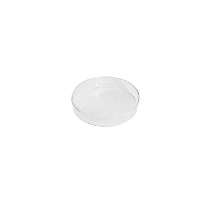 Round Glass Candle Plate Clear (7.5cmx1.5cmH)