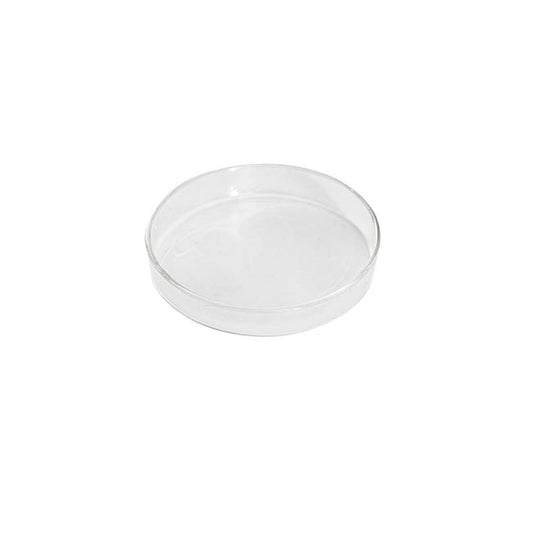 Round Glass Candle Plate Clear (9.5cmx1.75cmH)