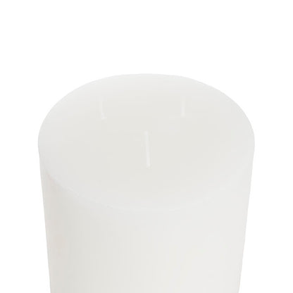 Pillar Candle 3 Wick 95Hr White (15x14.5cmH)