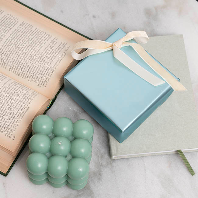 Wrapping Paper Platinum Foil Matte Icy Blue (70cmx20m)