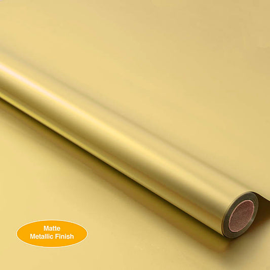 Wrapping Paper Platinum Foil Matte Gold (70cmx20m)