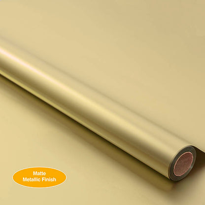 Wrapping Paper Platinum Foil Matte Light Gold (70cmx20m)