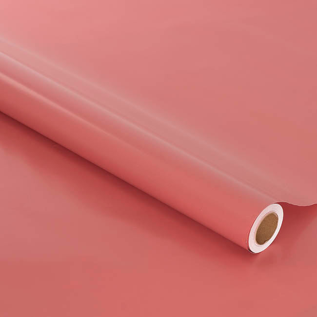 Gift Wrapping Paper Handi Roll Gloss Pink Salmon (70cmx25m)