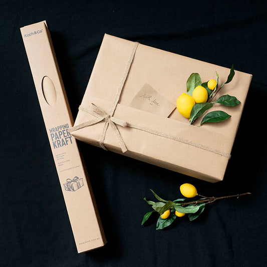 Gift Wrapping Paper Handi Roll 80gsm Kraft Brown (70cmx25m)