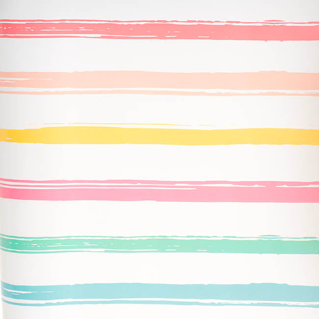 Wrapping Paper Roll Fun Painted Stripes Gloss (70cmx25m)
