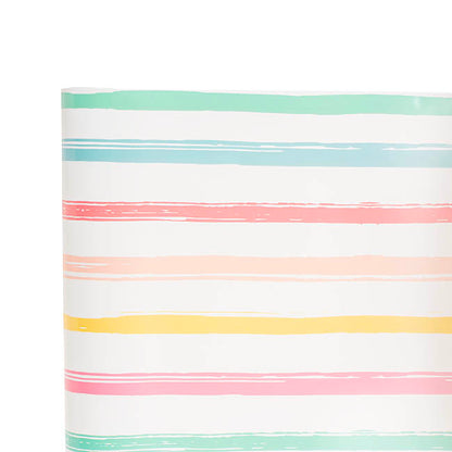 Wrapping Paper Roll Fun Painted Stripes Gloss (70cmx25m)