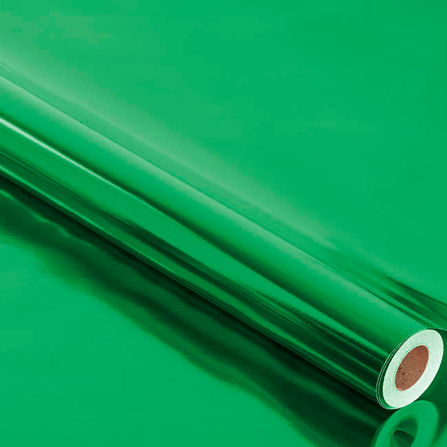 Wrapping Paper Metallic Shimmer Effect Green (70cmx30m)