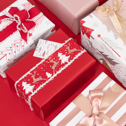 Wrapping Paper Counter Roll Solid Gloss Blood Red (50cmx50m)