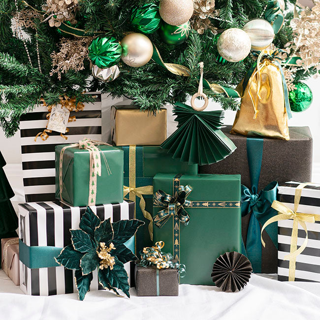 Wrapping Paper Counter Roll Gloss Hunter Green (50cmx50m)