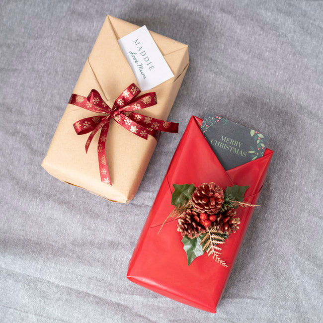 Wrapping Paper Counter Roll Solid Gloss Red (50cmx50m)