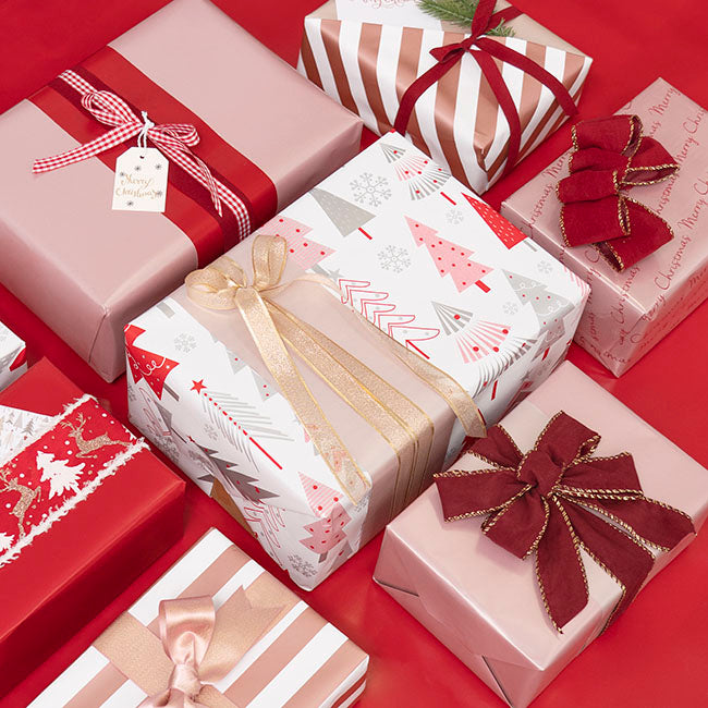 Wrapping Paper Counter Roll Solid Gloss Rose Gold (50cmx50m)