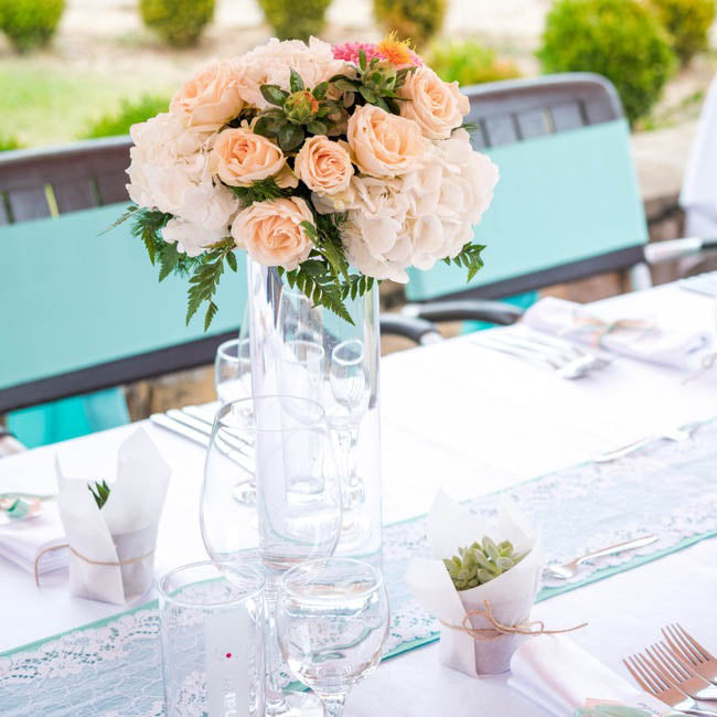 Glass Cylinder Vase Tall Clear (10Dx60cmH)