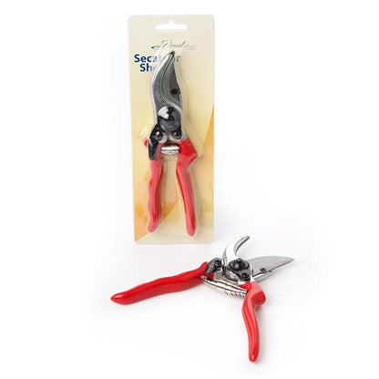 Secateurs Garden Shears Branch Cut Red Handle (25cm - 10")