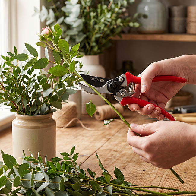 Secateurs Garden Shears Branch Cut Red Handle (216mm / 8.5")
